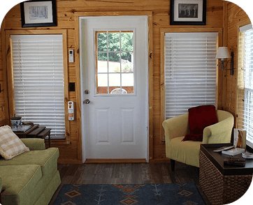 The Pruitt Cottage living room