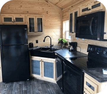 The Pruitt Cottage kitchen