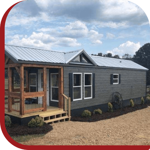 A guest cottage at Red Clay Ranch